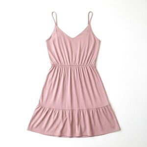 123 | Forever Rose Couture Mauve Tiered Mini Dress – Casual Summer Sundress